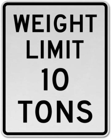 Weight Restrictions