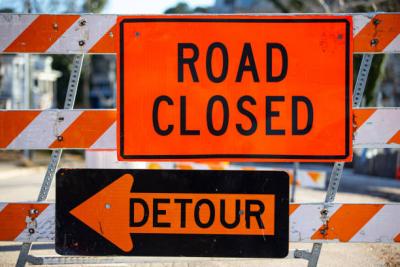 road closed