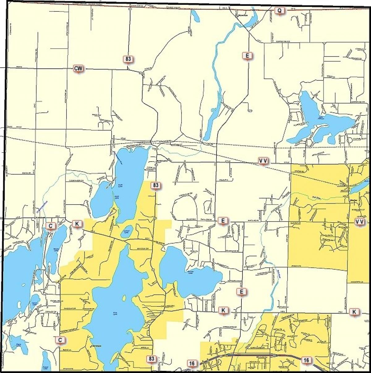 Maps Town of Merton Wisconsin